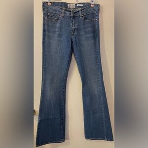 $9 Old Navy Ultra Low Waist Stretch Boot-Cut Jeans, 8 Regular